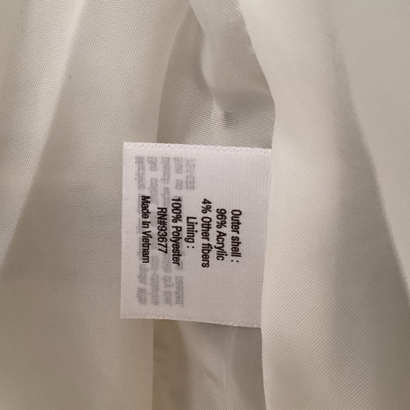 NWOT a.n.a. Moto tweed style jacket with zippers size small. - Picture 4 of 7